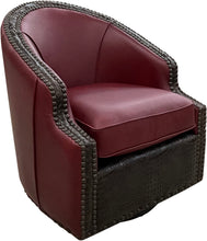 Load image into Gallery viewer, Tuscan Rouge Swivel Chair