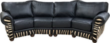 Load image into Gallery viewer, Zebra Night Curved Sectional