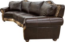 Load image into Gallery viewer, Axis Vintage Curved Sectional Sofa
