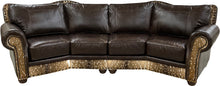 Load image into Gallery viewer, Axis Vintage Curved Sectional Sofa