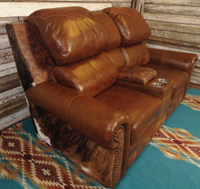 Load image into Gallery viewer, Chama Theater Reclining Love Seat