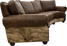 Load image into Gallery viewer, Cognac Valley Curved Sectional