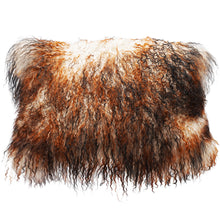 Load image into Gallery viewer, Tibetan Sheep Throw Pillow - Rust Tipped
