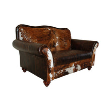 Load image into Gallery viewer, Bartlett Cowhide Love Seat