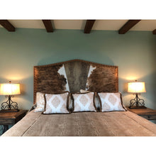 Load image into Gallery viewer, Handlebar H Cowhide Headboard