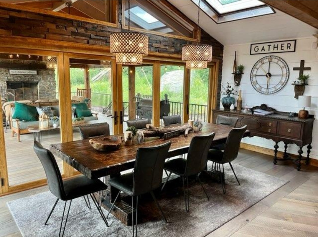 Rustic Farmhouse Dining Tables & Benches