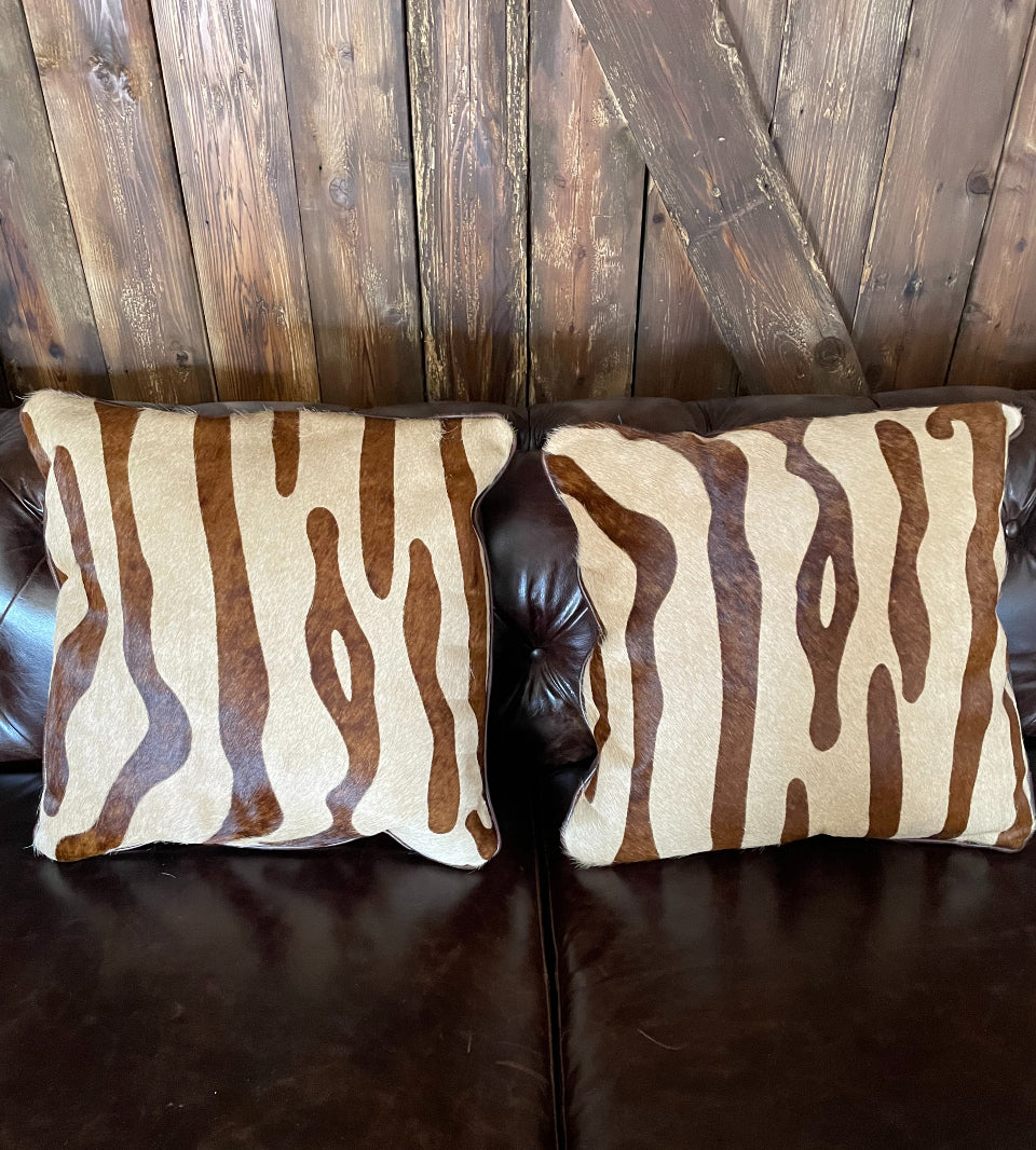 In Stock Clearance Cowhide Pillows