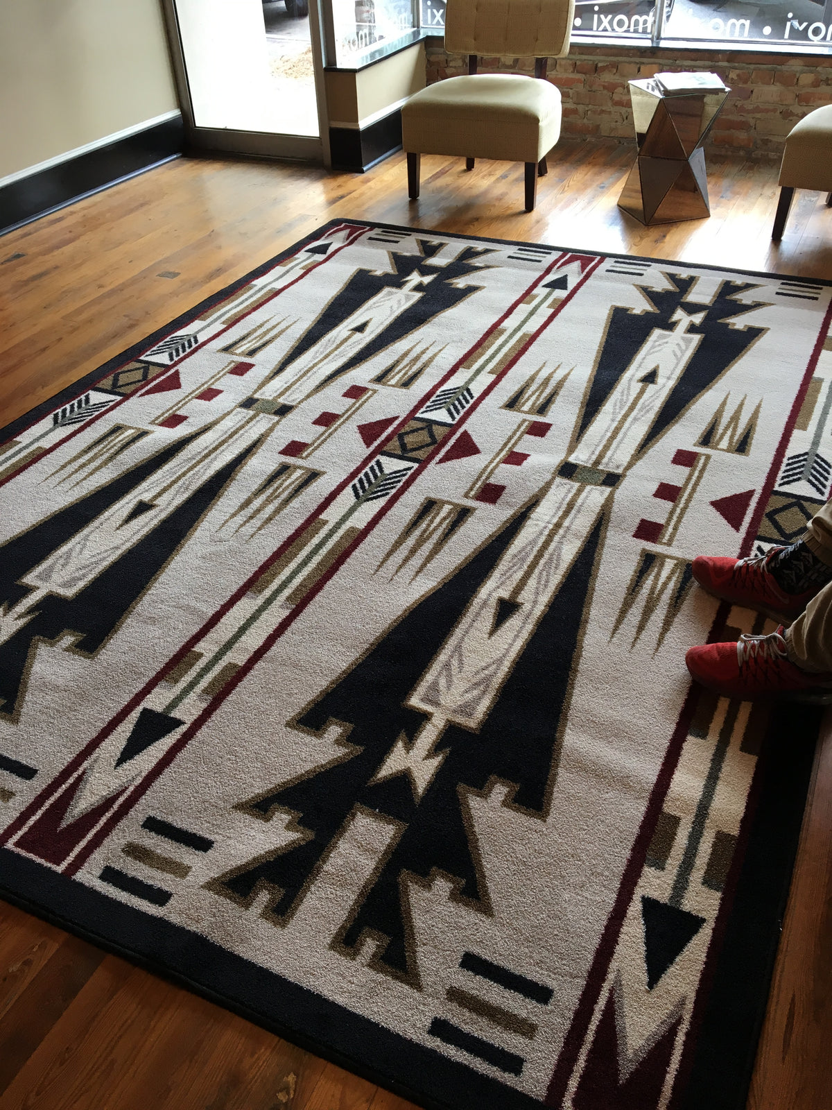 Image of an area rug, Horse Thieves - Natural