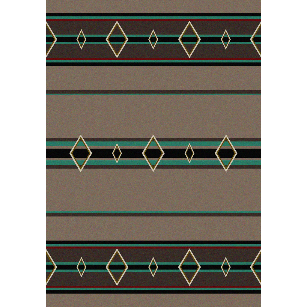 Image of an area rug, Old Timer - Turquoise