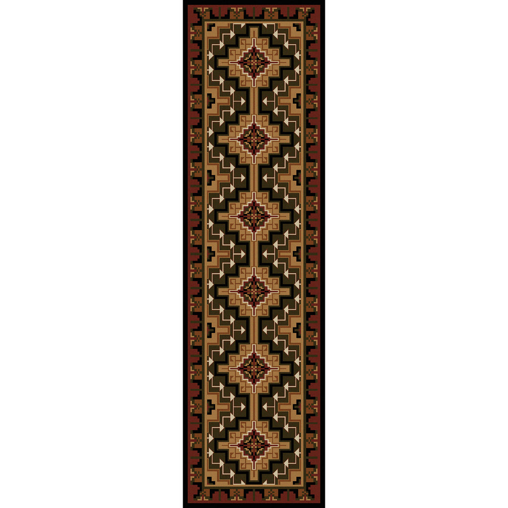 Image of an area rug, Hill Country - Red