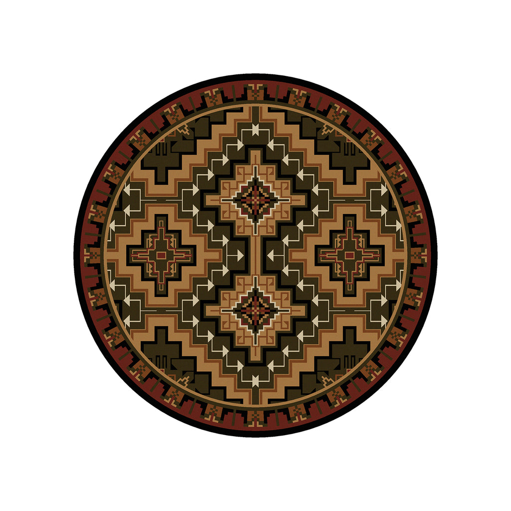 Image of an area rug, Hill Country - Red