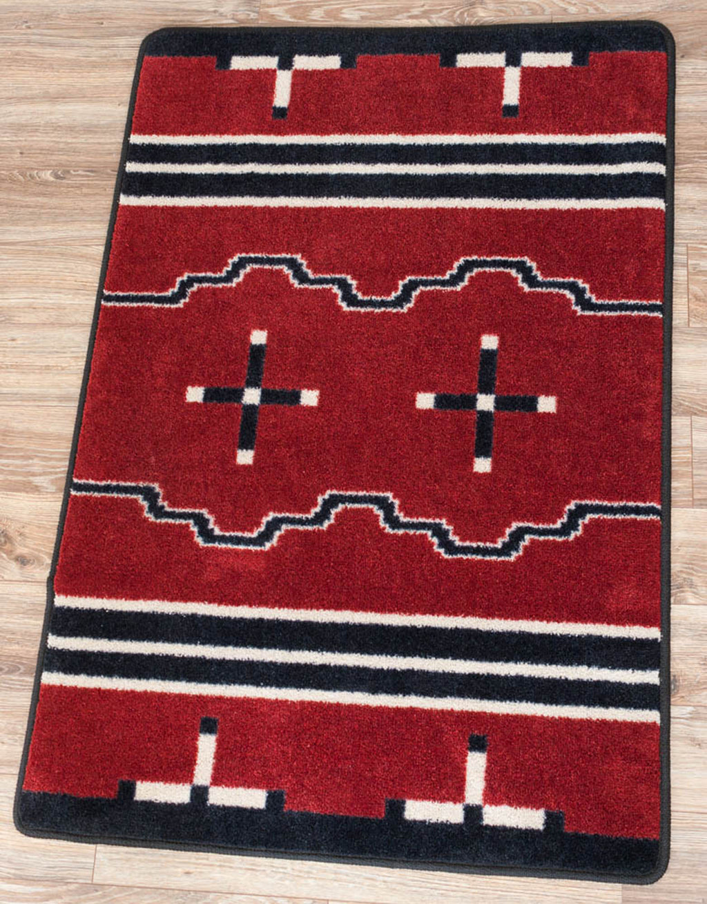 Image of an area rug, Big Chief - Red
