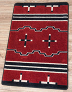 Image of an area rug, Big Chief - Red