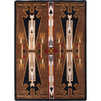 Image of an area rug, Horse Thieves - Brown