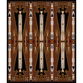 Image of an area rug, Horse Thieves - Brown
