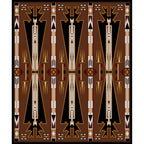 Image of an area rug, Horse Thieves - Brown