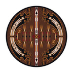 Image of an area rug, Horse Thieves - Brown