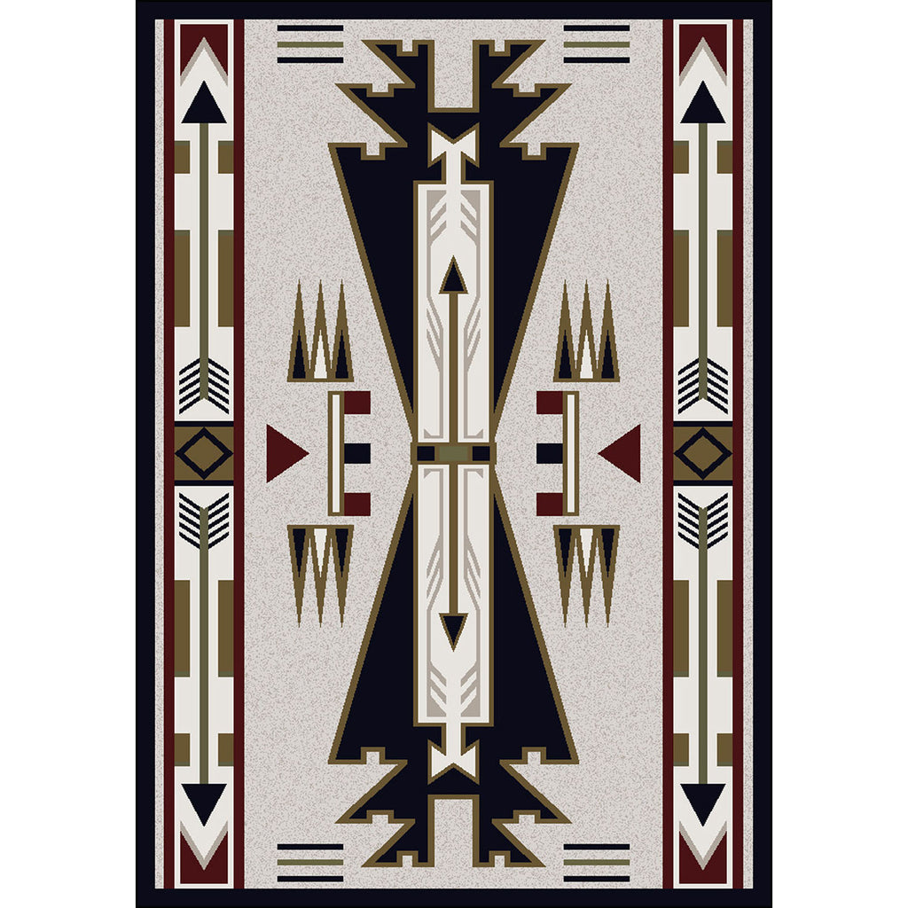 Image of an area rug, Horse Thieves - Natural