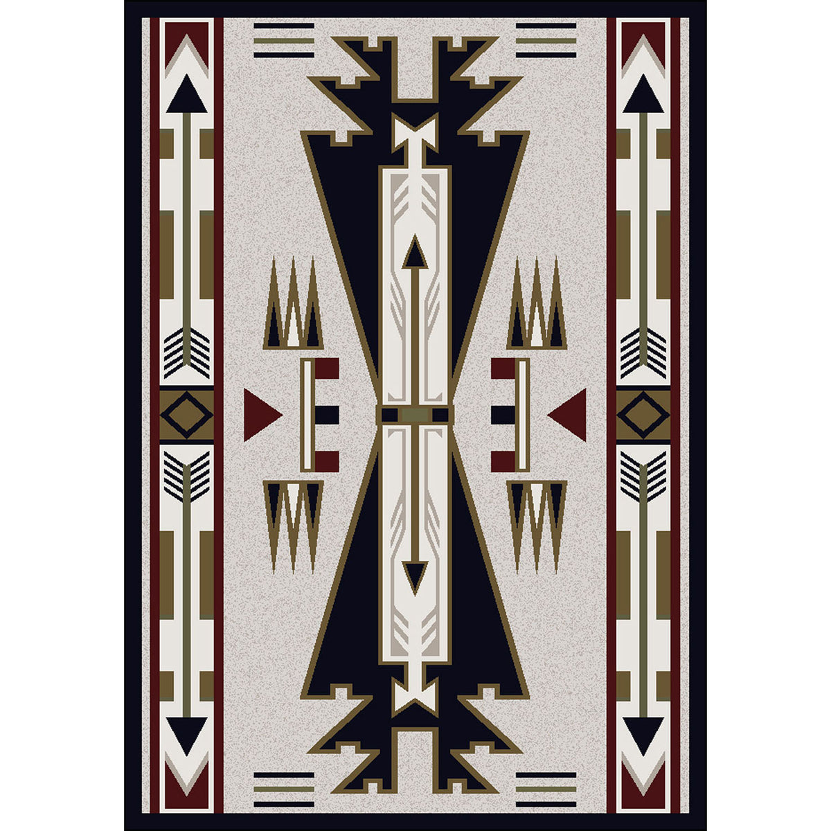 Image of an area rug, Horse Thieves - Natural