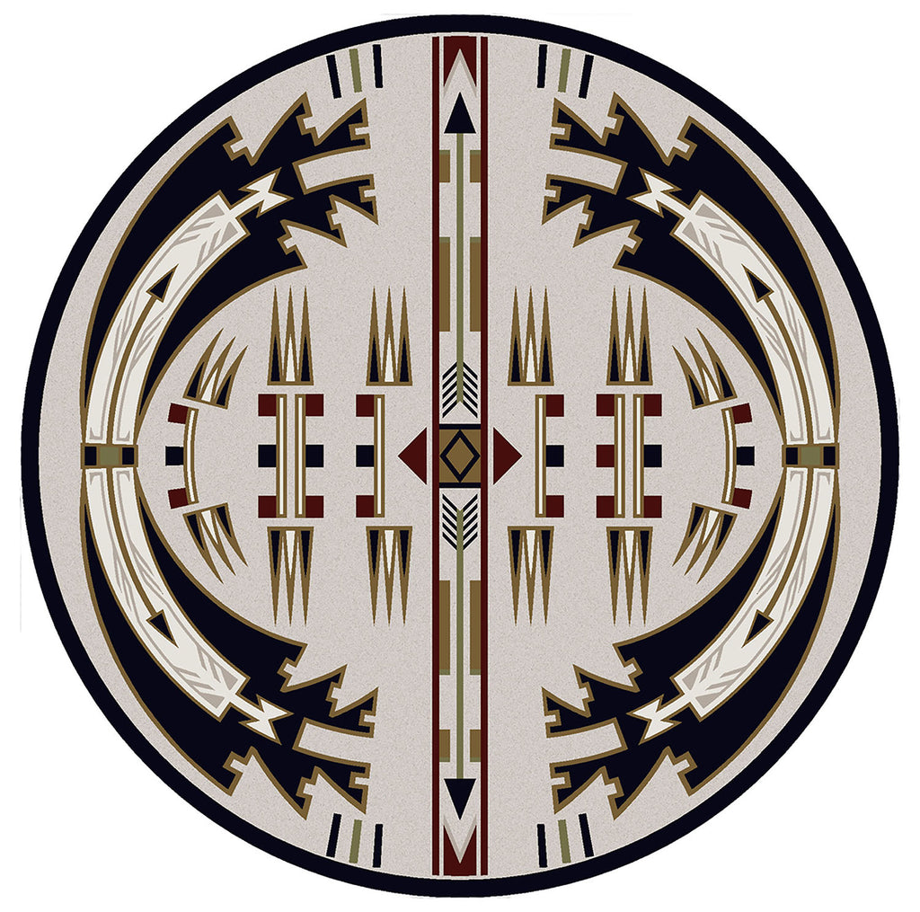 Image of an area rug, Horse Thieves - Natural