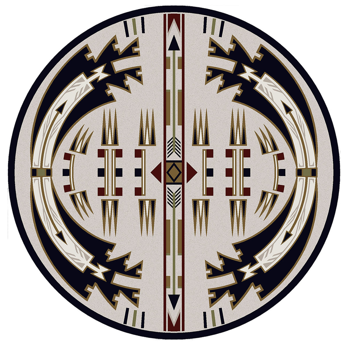 Image of an area rug, Horse Thieves - Natural