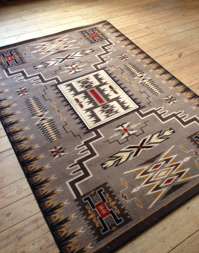 Image of an area rug, Storm Catcher - Chestnut