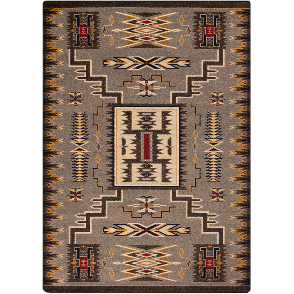 Image of an area rug, Storm Catcher - Chestnut