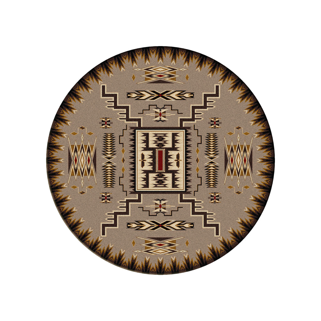 Image of an area rug, Storm Catcher - Chestnut