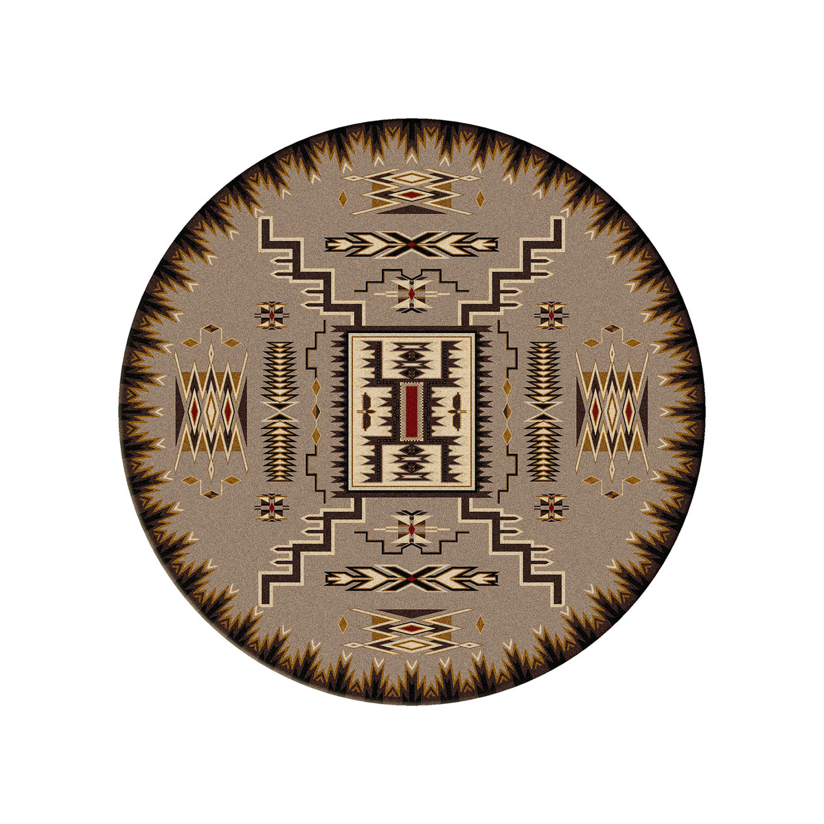 Image of an area rug, Storm Catcher - Chestnut