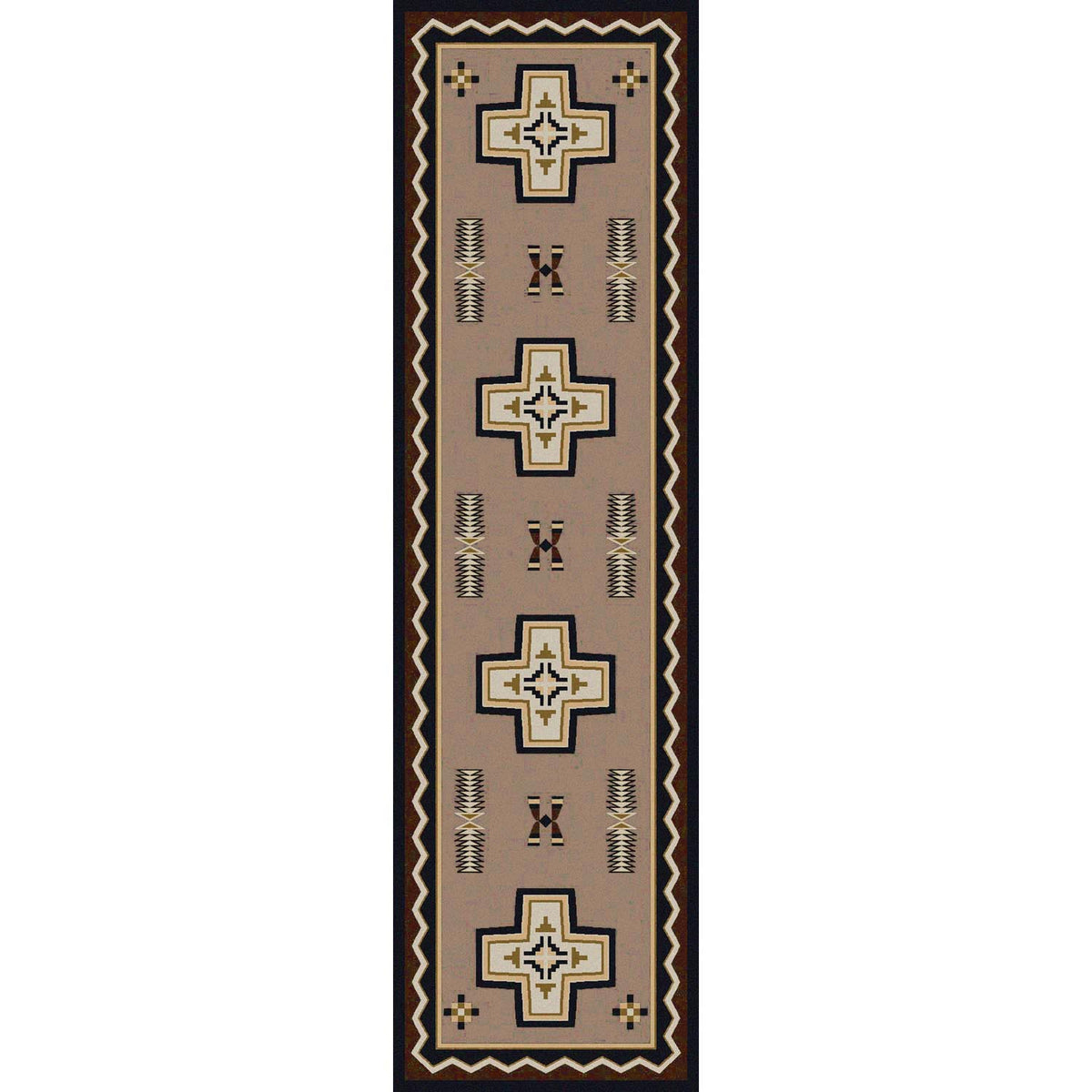 Image of an area rug, Saint Cross - Taupe