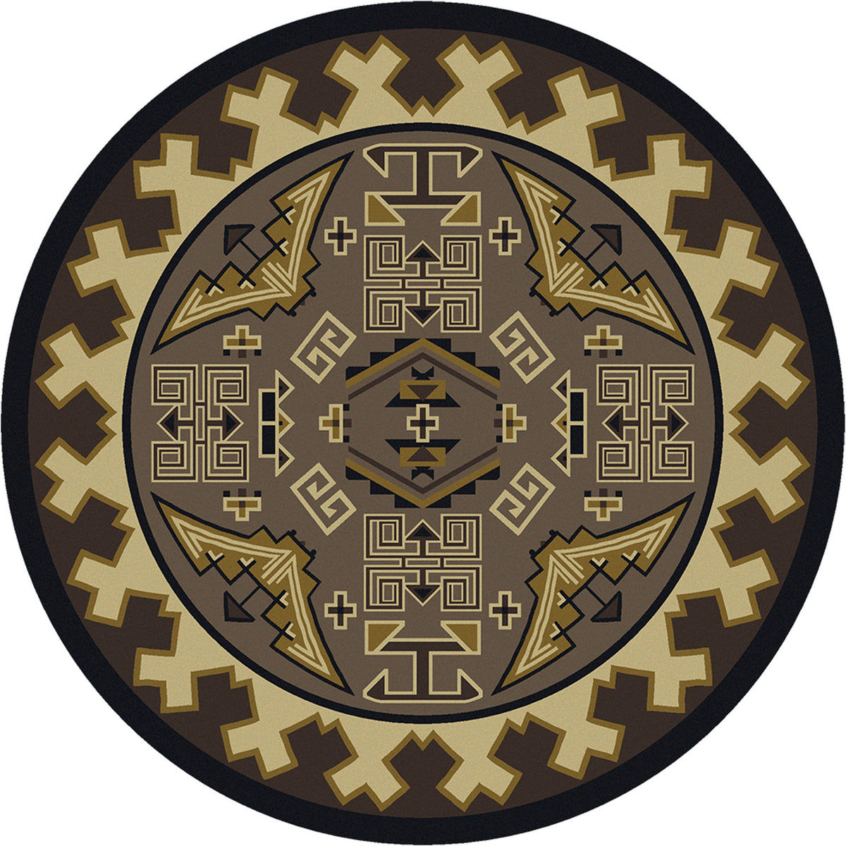Image of an area rug, Trader Blanket - Sand