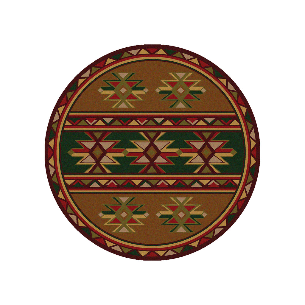 Image of an area rug, Dakota Star - Multi