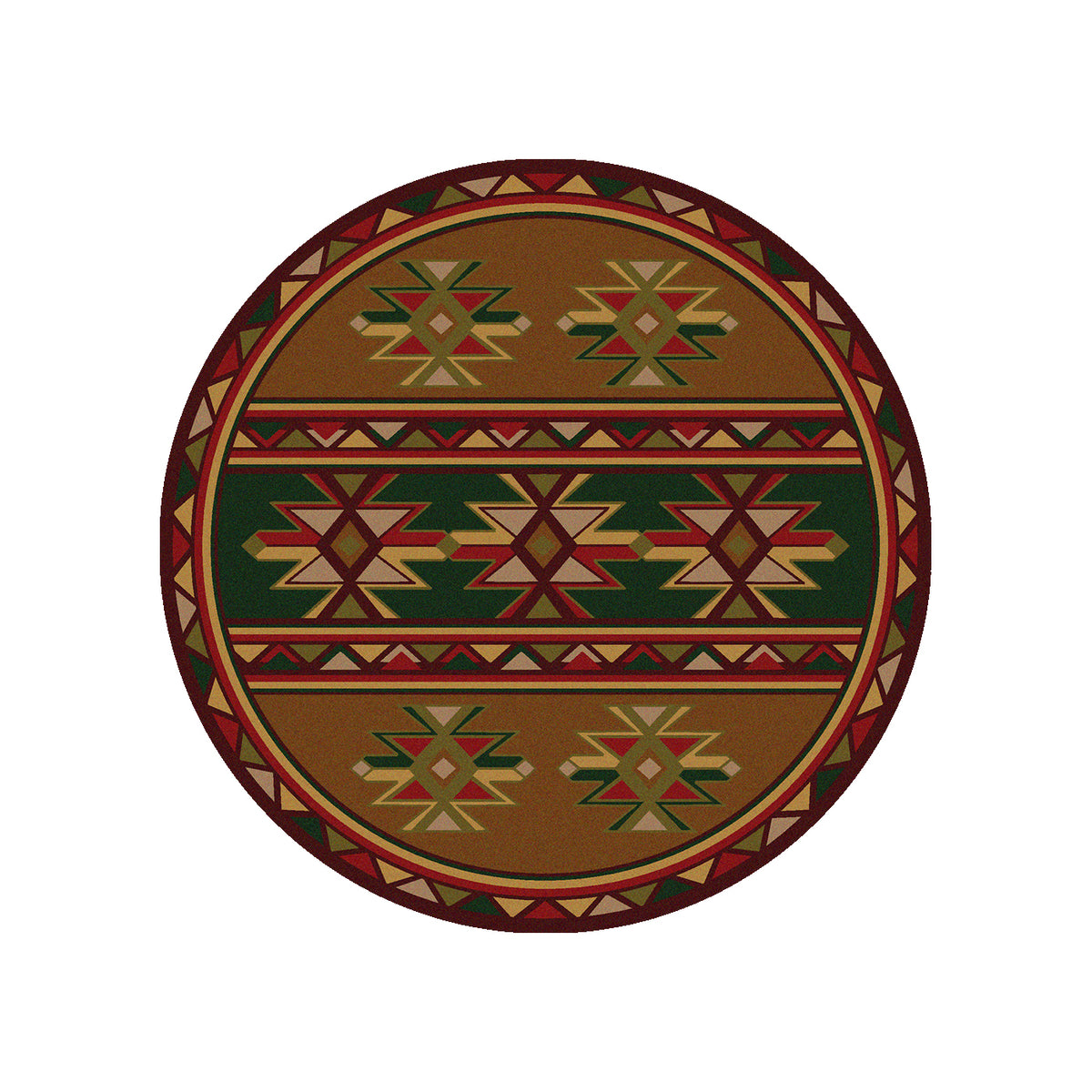 Image of an area rug, Dakota Star - Multi