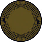 Image of an area rug, Moose Refuge - Green