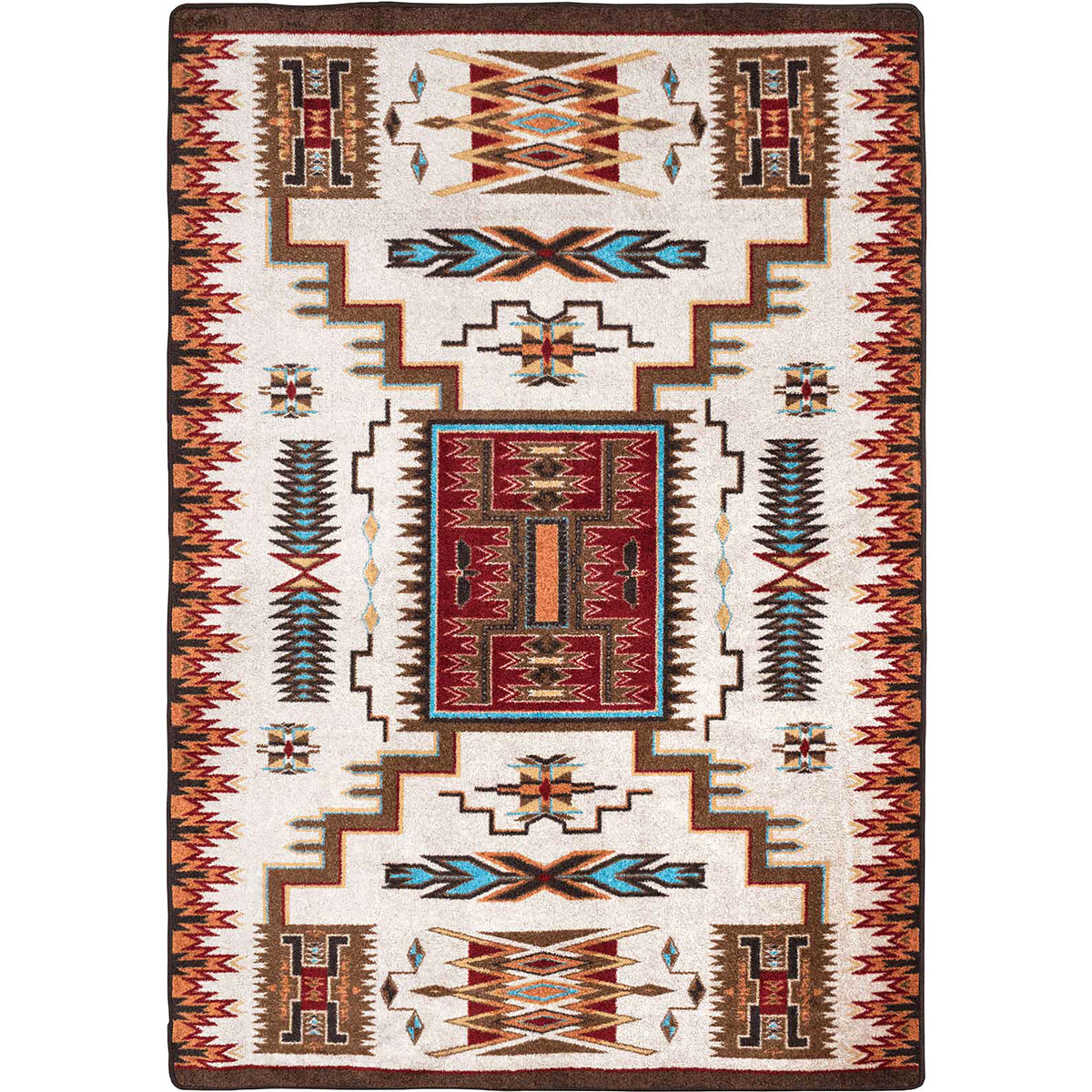 Image of an area rug, Storm Catcher - Rust