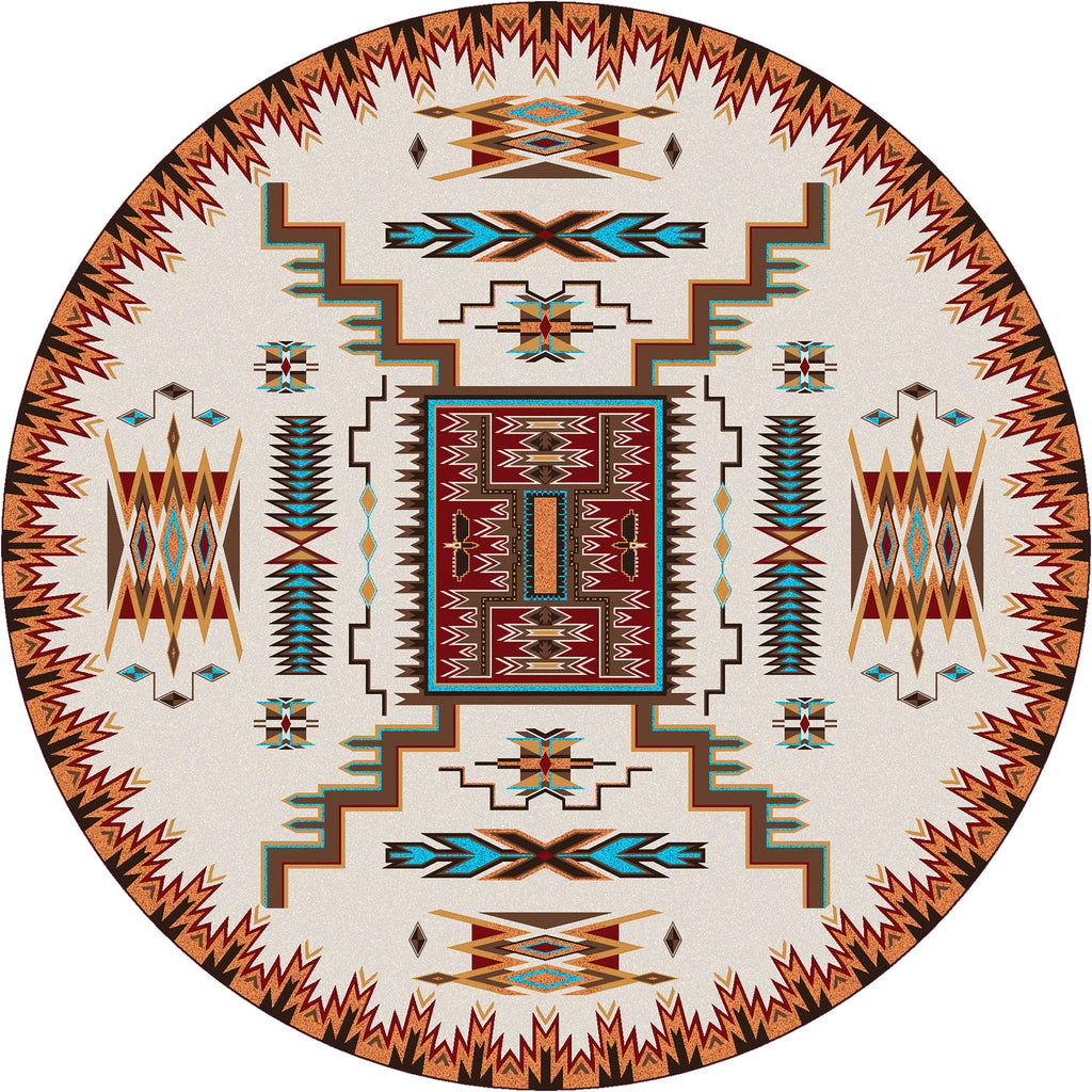 Image of an area rug, Storm Catcher - Rust