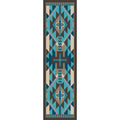 Image of an area rug, Rustic Cross - Indigo Turquoise