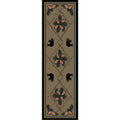 Image of an area rug, Pine Cone Bears - Green