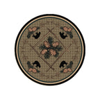 Image of an area rug, Pine Cone Bears - Green