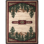 Image of an area rug, Autumn Point - Wine