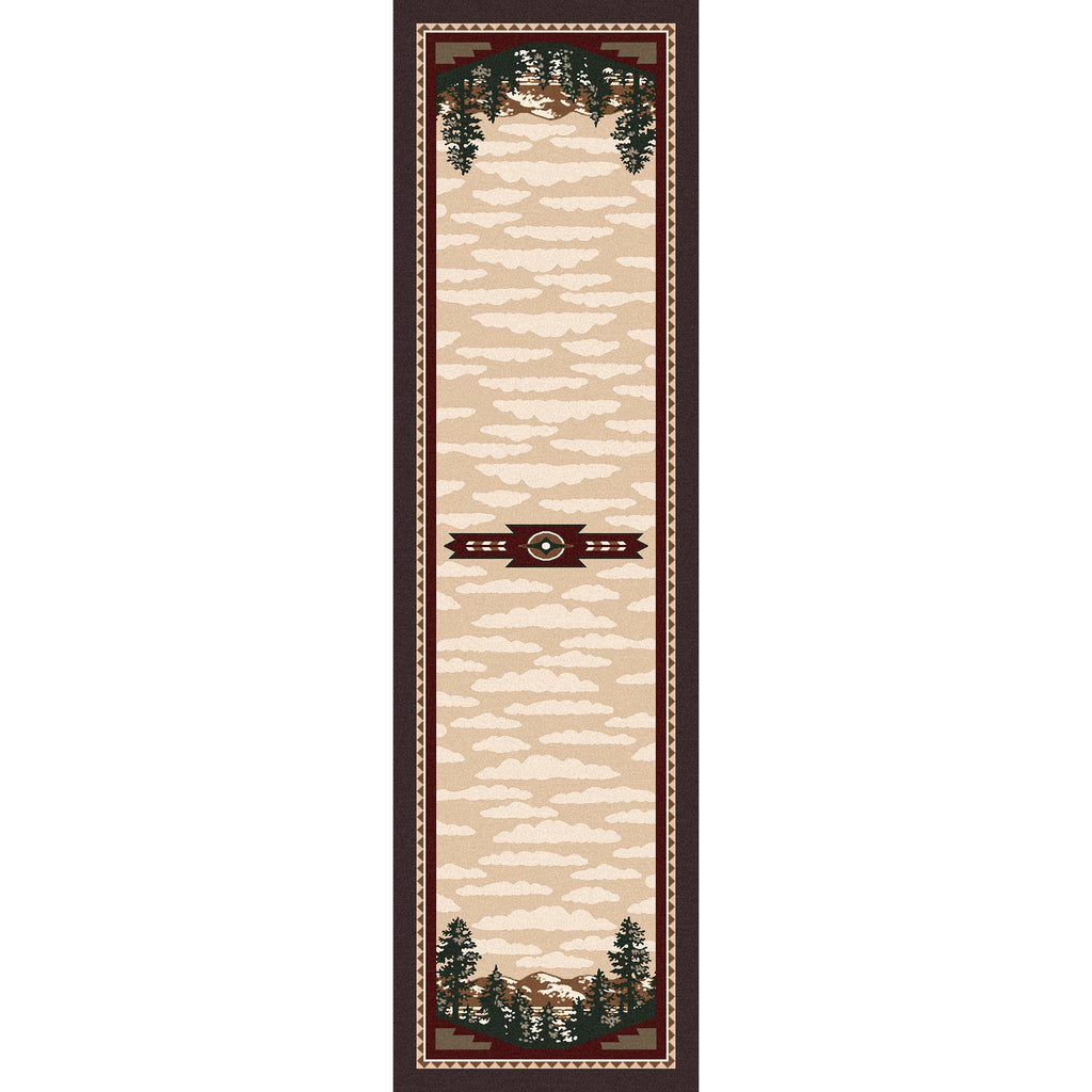 Image of an area rug, Autumn Point - Wine