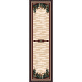 Image of an area rug, Autumn Point - Wine