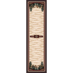 Image of an area rug, Autumn Point - Wine