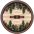 Image of an area rug, Autumn Point - Wine