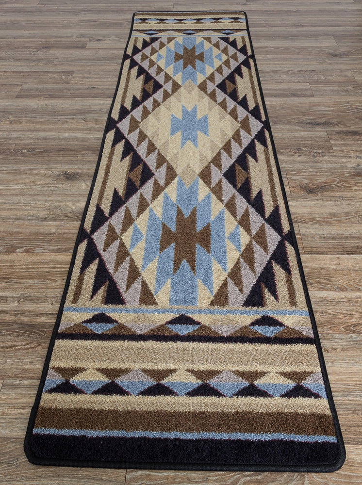 Image of an area rug, Sallisaw - Blue