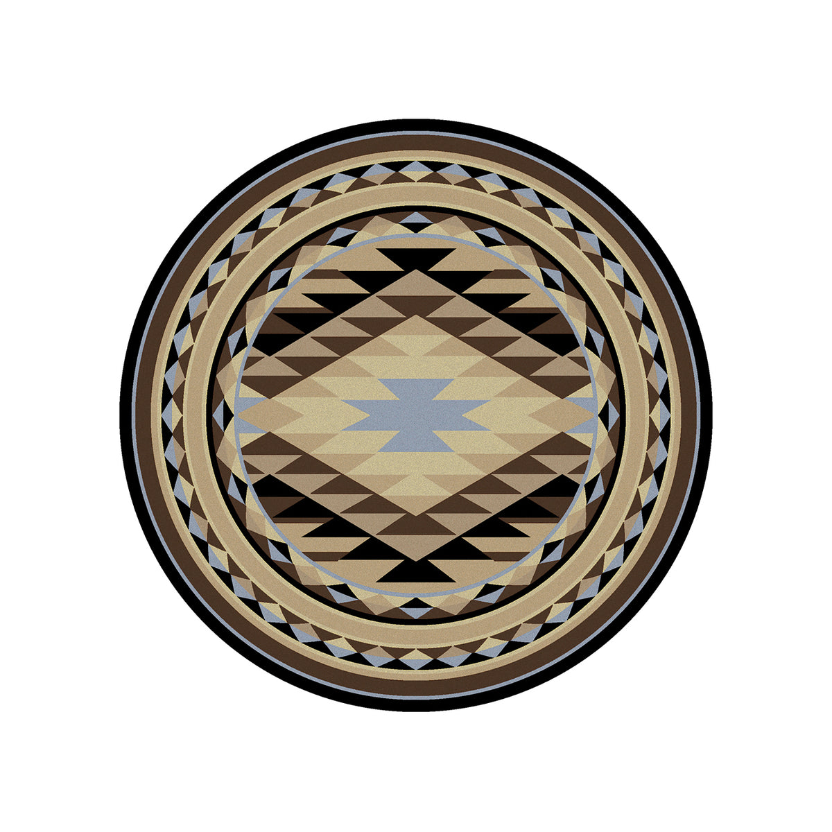 Image of an area rug, Sallisaw - Blue