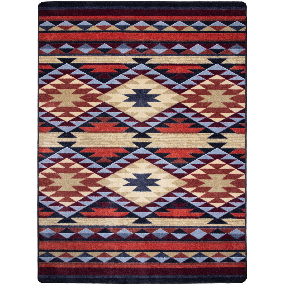 Image of an area rug, Diamond Rio - Rust