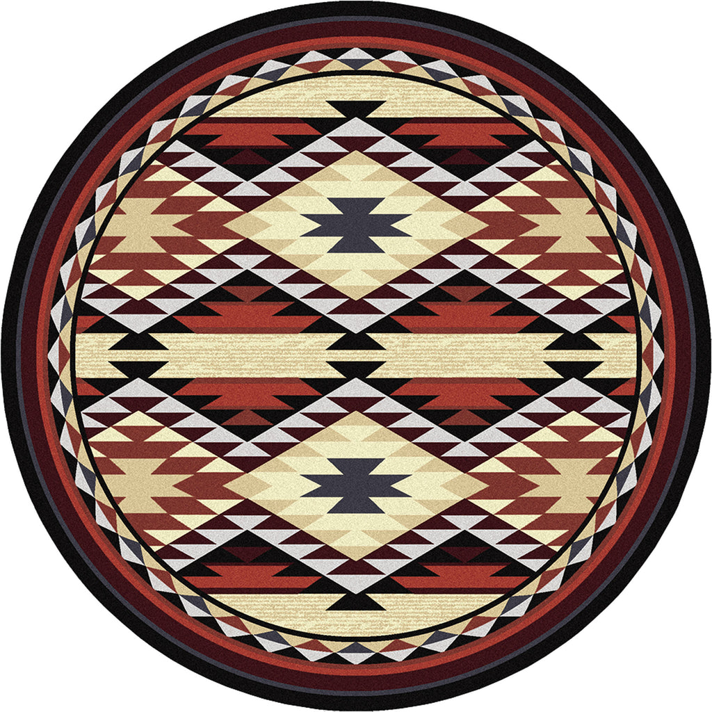 Image of an area rug, Diamond Rio - Rust