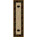 Image of an area rug, Patchwork Bear - Natural
