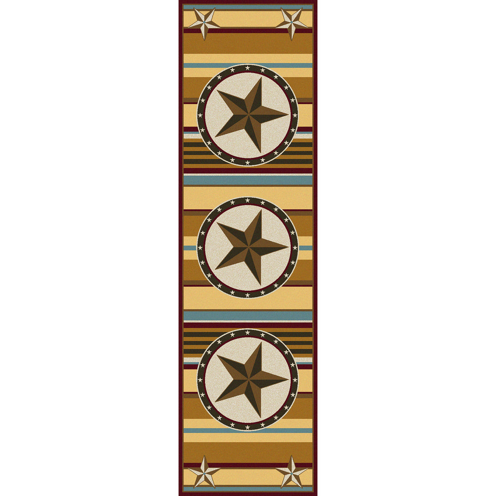 Image of an area rug, Hacienda Star - Maize